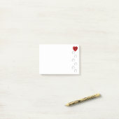 Post-it® Des Imprimés À Mon Coeur (Sur un bureau)