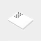 Post-it® Dès la première fois que je vous ai vu (Incliné)