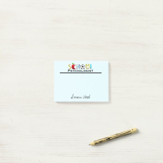 Post-it® Des notes de post-it faites sur commande de (Sur un bureau)