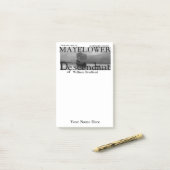 Post-it® Descendant de fleur printanière, prouvé/non fondé (Sur un bureau)