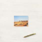 Post-it® Désert de Dubaï et chameaux (Sur un bureau)