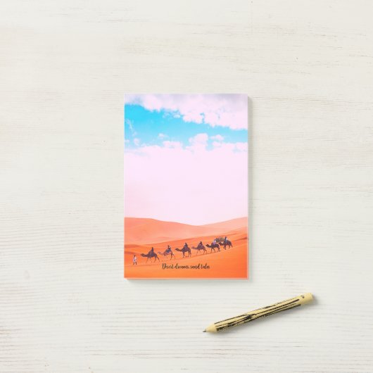 Post-it® Desert Dreams, Sand Tales - (Sur un bureau)