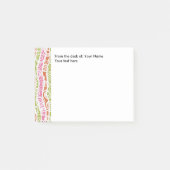 Post-it® Design Abstrait Moderne Du Bureau De (Devant)