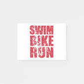 Post-it® Design cool de triathlon (Devant)