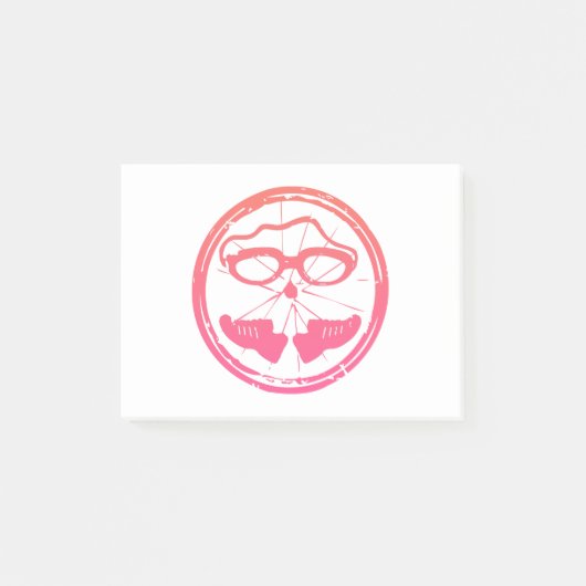 Post-it® Design cool de triathlon (Devant)
