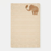 Post-it® Design d'art tribal des éléphants (Devant)