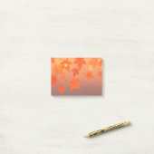 Post-it® Design d'automne avec feuilles d'érable et effet b (Sur un bureau)