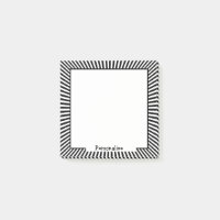 Design de bande optique moderne noir blanc