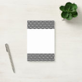 Post-it® Design de coeur noir et gris (Bureau)