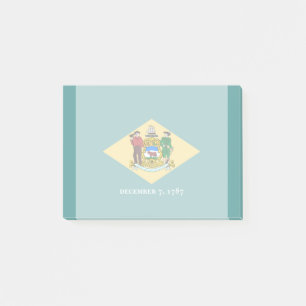 Post-it® Design de drapeau d'état du Delaware