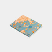 Post-it® Design de feuille contemporain pêche (Incliné)