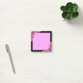 Post-it® Design de fleurs de cosmos pourpre sur un Arrière (Bureau)