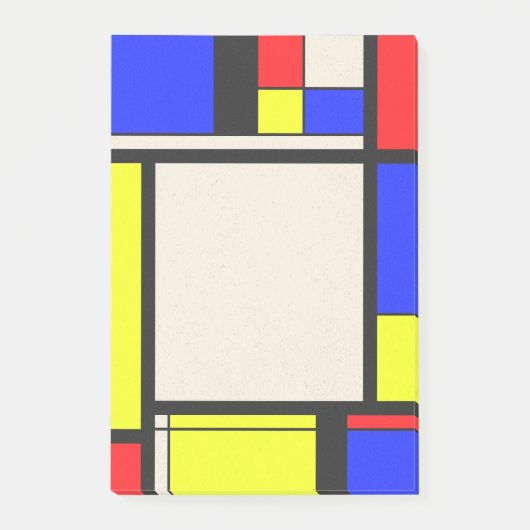 Post-it® Design de style mondrien (Devant)