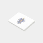 Post-it® Design du drapeau d'État du Massachusetts (Incliné)