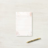 Post-it® Design floral (Sur un bureau)