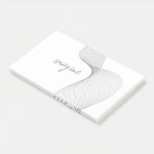 Post-it® Design graphique moderne, simple et élégant d'Imag (Incliné)