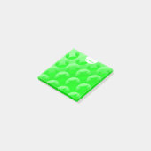 Post-it® Design graphique vert citron personnalisé (Incliné)