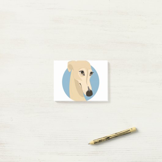 Post-it® Design Greyhound (Sur un bureau)