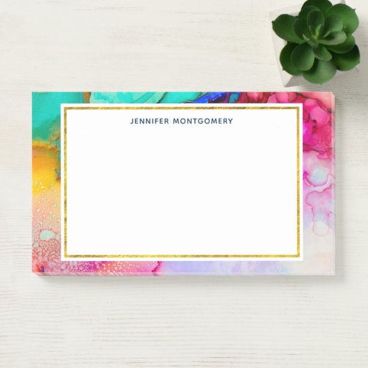 Post-it® Design moderne en marbre Abstrait (Bureau)