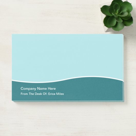 Post-it® Design moderne et Turquoise tendance Unique (Bureau)