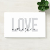 Post-it® Design moderne, simple, chic, cool de Love America (Bureau)