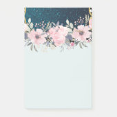 Post-it® Design Propre Papeterie Fleurs Filles Parties scin (Devant)