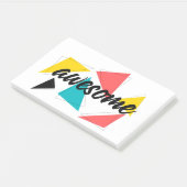 Post-it® Design urbain moderne, gai et tendance de "Awesome (Incliné)