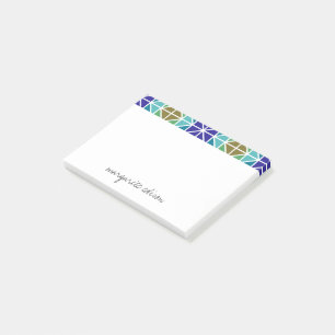 Post-it® Design vert Turquoise pourpre
