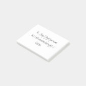 Post-it® Désolé d'avoir oublié votre nom ! Dating Love Blac (Incliné)