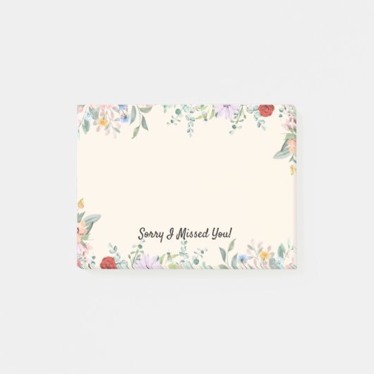 Post-it® Désolé J'ai manqué Vous avez publié des notes (Devant)