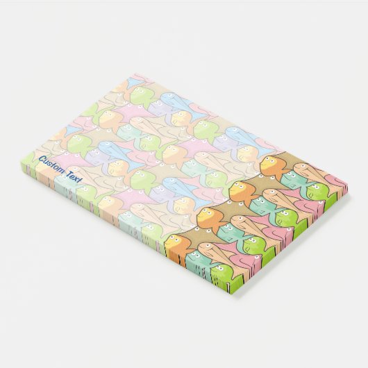 Post-it® Dessin animé de Fishes (Incliné)