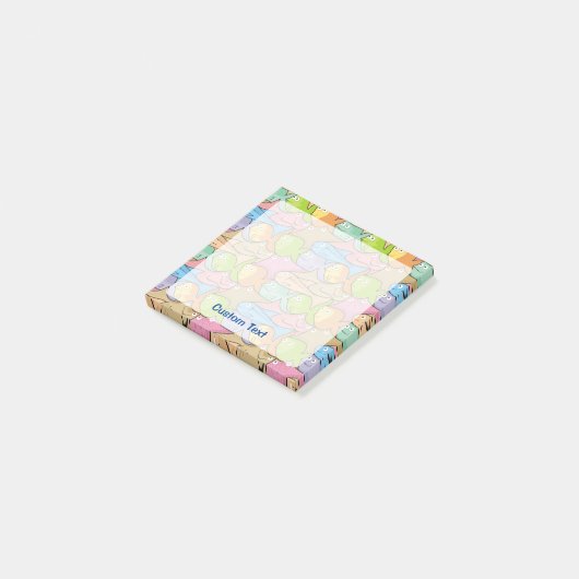 Post-it® Dessin animé de Fishes (Incliné)