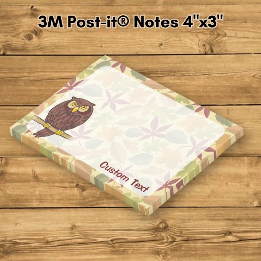 Post-it® Dessin animé de hibou