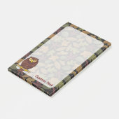 Post-it® Dessin animé de hibou (Incliné)