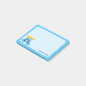 Post-it® Dessin animé de lavage de voiture (Incliné)