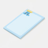 Post-it® Dessin animé de lavage de voiture (Incliné)