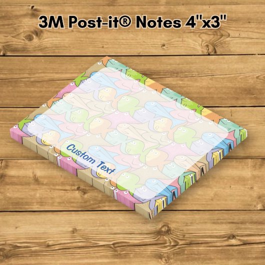 Post-it® Dessin Animé de Poissons