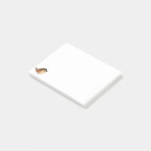 Post-it® Dessin animé d'oiseau moineau (Incliné)