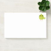 Post-it® Dessin animé d'oiseau vert (Bureau)