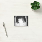 Post-it® dessin animé manga yaei dessin mignonne fille anim (Bureau)