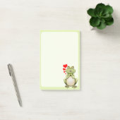Post-it® Dessin d'amour de grenouille (Bureau)