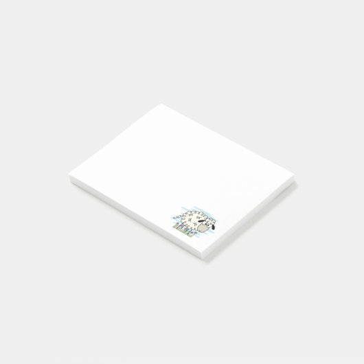 Post-it® Dessin de caricature (Incliné)