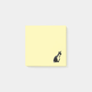 Post-it® Dessin de chat Zen à l'encre et au pinceau Art