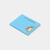 Post-it® Dessin de Chihuahua pour chien (Incliné)