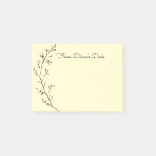 Post-it® Dessin de fleurs esquissées