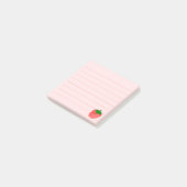 Post-it® Dessin de fraises 3 x 3 personnalisé (Incliné)