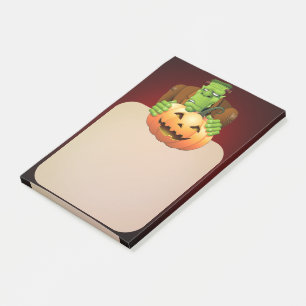 Post-it® Dessin de Frankenstein Monster avec Citrouille