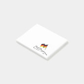 Post-it® Dessin de la ligne de voiture de course avec drape (Incliné)