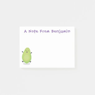 Post-it® dessin de la patte papaye de Cute kawaii