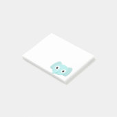 Post-it® Dessin d'éléphant bleu bébé (Incliné)